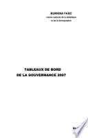 Tableaux de Bord de la gouvernance, 2007