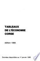 Tableaux de l'économie corse