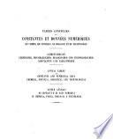 Tables annuelles de constantes et données numériques de chimie, de physique et de technologie