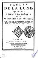 Tables de la lune