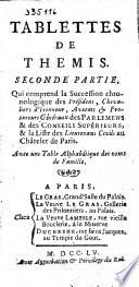 Tablettes de Themis