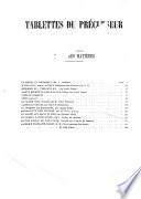 Tablettes du Précurseur d'Anvers