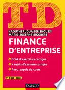 TD de finance d'entreprise - 3e éd.