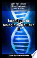 Techniques de biologie moléculaire II