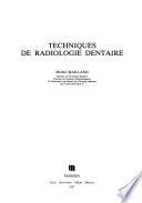 Techniques de radiologie dentaire