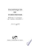 Techniques du terrorisme