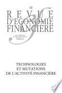 Technologies et mutations de l'activité financière