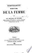 Tempérament physique et moral de la femme