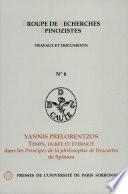 Temps, durée et éternité dans les Principes de la philosophie de Descartes de Spinoza