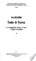 Teodor de Wyzewa et le cosmopolitisme littéraire en France à l'époque du symbolisme