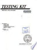 Testing Kit