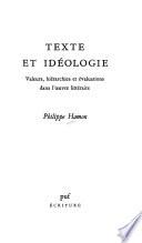 Texte et idéologie