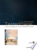 Texte/image — Nouveaux problèmes