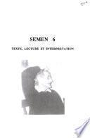 Texte, lecture et interprétation