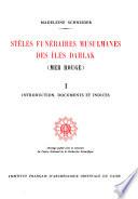Textes arabes et études islamiques