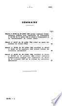 Textes d'intérêt général publiés au Journal officiel, tirages à part..
