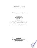 Textes & documents