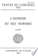 Textes et langages