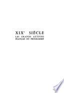Textes et littérature: XIXe siècle