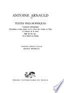 Textes philosophiques