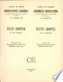 Texts Adopted