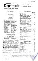 The American Record Guide