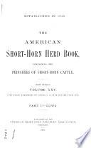 The American Short-horn Herd Book