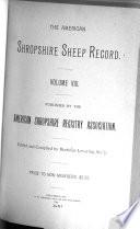 The American Shropshire Sheep Record
