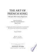 The Art of French song: Guitare