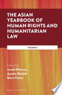 The Asian Yearbook of Human Rights and Humanitarian Law