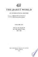 The Bahá'í World