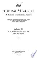 The Bahá'í World