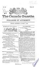 The Canada Gazette