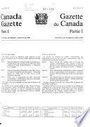 The Canada Gazette