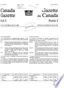The Canada Gazette