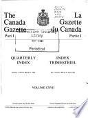 The Canada gazette