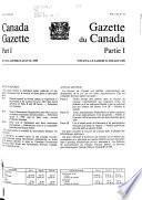 The Canada Gazette