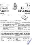 The Canada Gazette