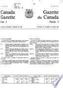 The Canada Gazette