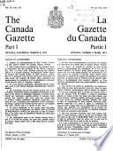 The Canada Gazette