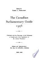 The Canadian Parliamentary Guide