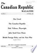 The Canadian Republic Magazine