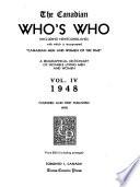 The Canadian Who's who