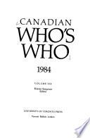 The Canadian Who's who