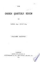 The Church Quarterly Review