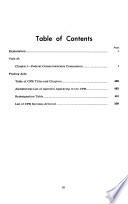 The Code of Federal Regulations of the United States of America