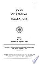The Code of Federal Regulations of the United States of America
