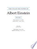 The collected papers of Albert Einstein