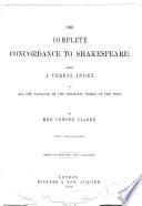 The Complete Concordance to Shakespeare