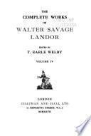 The Complete Works of Walter Savage Landor